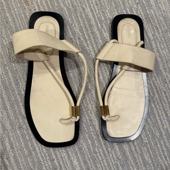 Khaite Devoe leather Sandals size 40 (10)